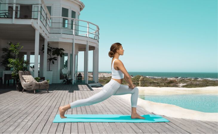 How to do an energising sun salutation, step by step 